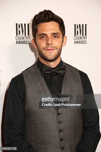 Singer-songwriter Thomas Rhett attends the 64th Annual BMI Country awards on November 1, 2016 in Nashville, Tennessee.