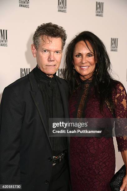 Randy Travis and Mary Travis attend the 64th Annual BMI Country awards on November 1, 2016 in Nashville, Tennessee.