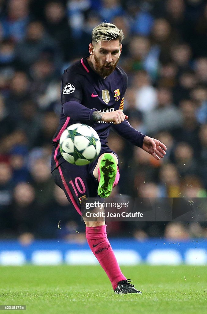 Manchester City FC v FC Barcelona - UEFA Champions League