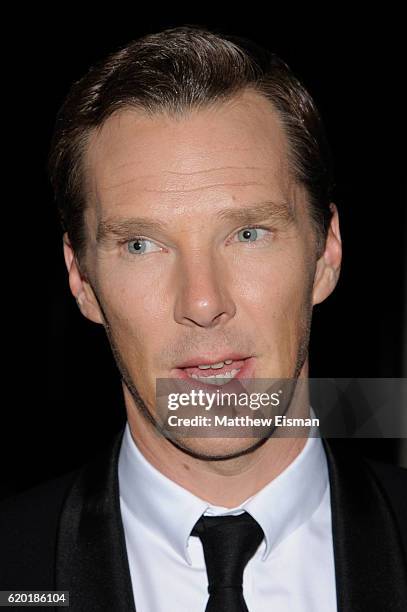 Actor Benedict Cumberbatch attends the screening of Marvel Studios' "Doctor Strange" after party at Bar SixtyFive on November 1, 2016 in New York...