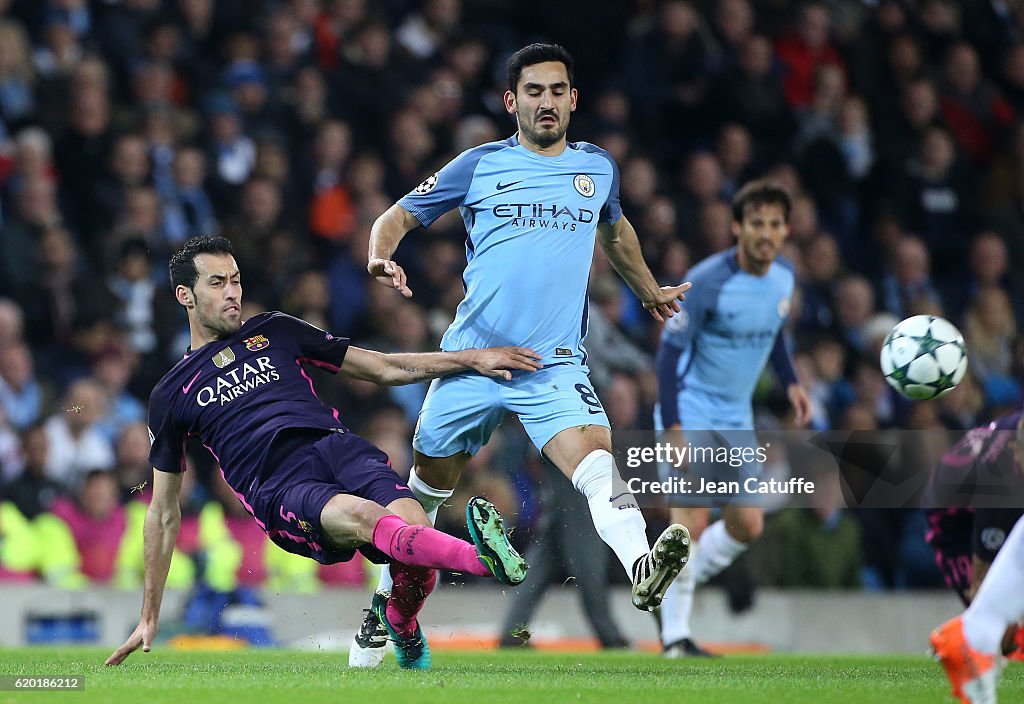 Manchester City FC v FC Barcelona - UEFA Champions League