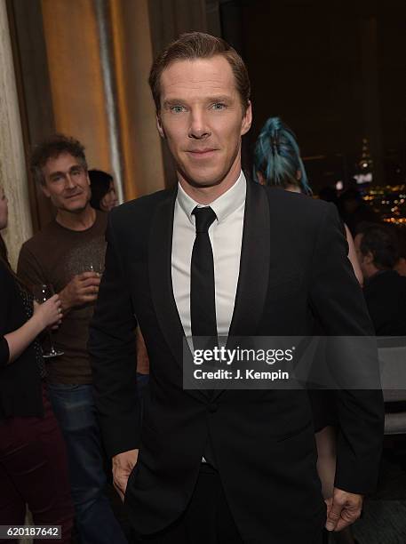 Actor Benedict Cumberbatch attends the after party for A Screening Of Marvel Studios' "Doctor Strange" at Bar SixtyFive on November 1, 2016 in New...