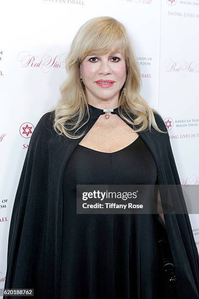 Daphna Ziman attends the American Friends Of Magen David Adom's Red Star Ball at The Beverly Hilton Hotel on November 1, 2016 in Beverly Hills,...