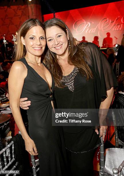 Actresses Suzanne Cryer and Camryn Manheim attend the American Friends Of Magen David Adom's Red Star Ball at The Beverly Hilton Hotel on November 1,...