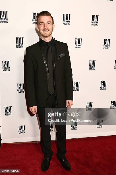 Singer Brandon Lancaster attends the 64th Annual BMI Country awards on November 1, 2016 in Nashville, Tennessee.