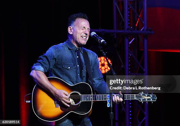 Bruce Springsteen attends the 10th Annual Stand Up For Heroes Show at The Theater at Madison Square Garden on November 1, 2016 in New York City.