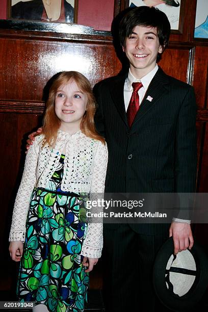 Gabrielle Piacontile and Henry Hodges attend Broadway Premiere of Macbeth Starring Patrick Stewart at The Lyceum Theater on April 8, 2008 in New York...