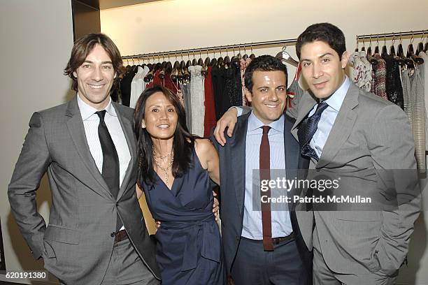 Roberto Faraone Mennella, guest, Amedeo Scognamiglio and guest attend CAROLINA HERRERA New York Preview Of The Jewelry Collection Designed for...