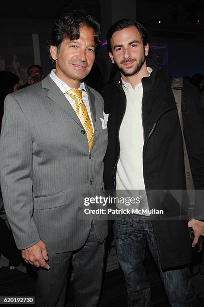 Seth Greenberg and Mike Satsky attend ESPACE official grand opening at ESPACE N.Y.C on April 8, 2008 in New York City.