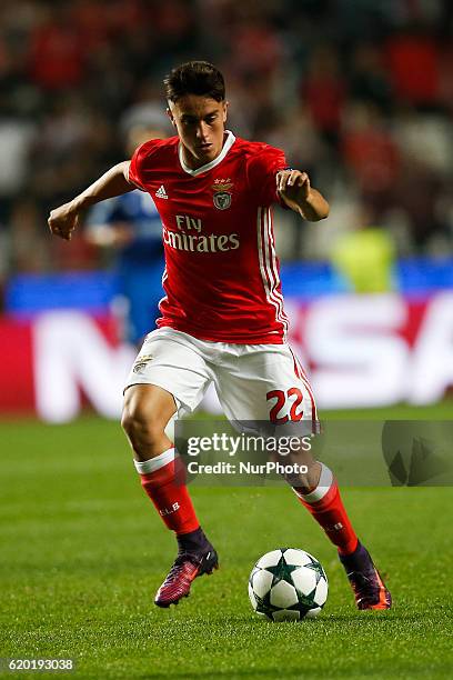 Benfica's midfielder Franco Cervi in action during Champions League 2016/17 match between SL Benfica vs Dynamo Kyiv, in Lisbon, on November 1, 2016.