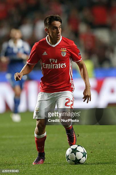 Benfica's midfielder Franco Cervi in action during Champions League 2016/17 match between SL Benfica vs Dynamo Kyiv, in Lisbon, on November 1, 2016.