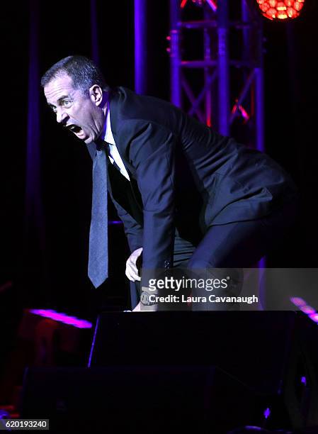 Jerry Seinfeld attends 10th Annual Stand Up For Heroes - Show at The Theater at Madison Square Garden on November 1, 2016 in New York City.