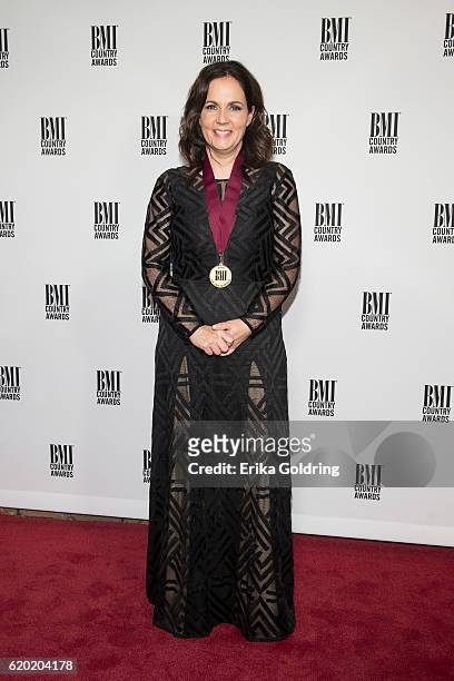 Lori McKenna attends the 64th Annual BMI Country awards on November 1, 2016 in Nashville, Tennessee.