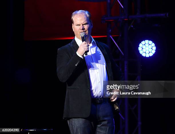 Jim Gaffigan attends 10th Annual Stand Up For Heroes - Show at The Theater at Madison Square Garden on November 1, 2016 in New York City.