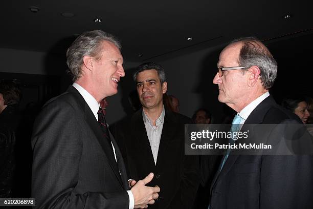 Chris McGurk, Michael London and Richard Jenkins attend The Debut of THE VISITOR at The Museum of Modern Art on April 1, 2008 in New York City.