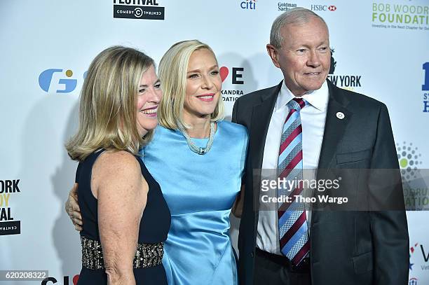 Deanie Dempsey, Lee Woodruff, General Martin Dempsey attend 10th Annual Stand Up For Heroes at The Theater at Madison Square Garden on November 1,...