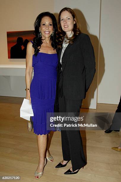 Marsha Levine and Melyora Kramer attend LORA DRASNER's SUNSETS' at MARLBOROUGH GALLERY at Marlborough Gallery at 40 West 57th on April 30, 2008 in...