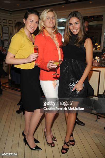 Viive Felmly, Caroline Rowley and Anya Assante attend BERGDORF GOODMAN Party for RM by ROLAND MOURET at Bergdorf Goodman on April 9, 2008 in New York...