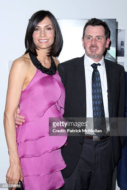Famke Janssen and Chris Eigeman attend The New York City Premiere of, TURN THE RIVER at MoMA on April 20, 2008 in New York City.
