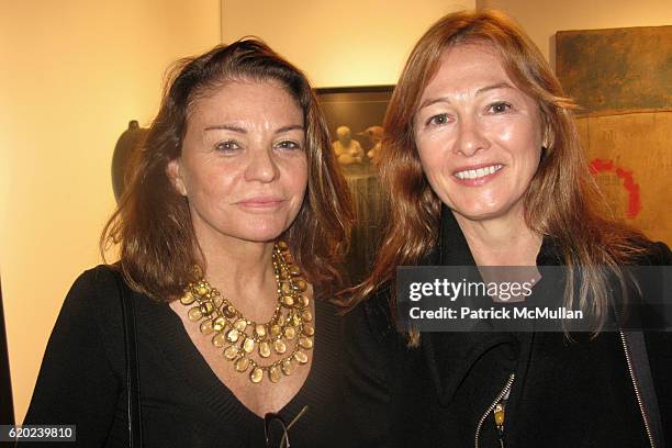 Guest and Kimberly DuRoss attend THE PINTA LATIN ART FESTIVAL at The Metropolitan Pavilion on November 13, 2008 in New York City.