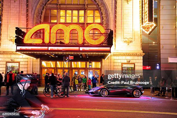 Atmosphere at the Lamborghini with The Cinema Society, Jaeger-LeCoultre & 19 Crimes Wines Host a Screening of Marvel Studios' "Doctor Strange" at AMC...