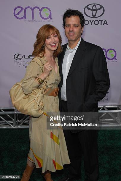 Sharon Lawrence and Dr. Tom Apostle attend The 18th Annual ENVIRONMENTAL MEDIA AWARDS at The Ebell Theatre on November 13, 2008 in Los Angeles, CA.