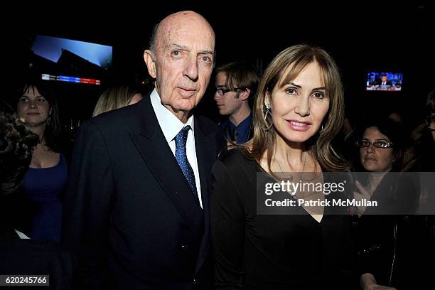 Sforza Ruspoli and Lucia Ruspoli attend HARVEY WEINSTEIN, GEORGETTE MOSBACHER, CINDI LEIVE, and JIM NELSON Host A Bipartisan Evening To Watch...