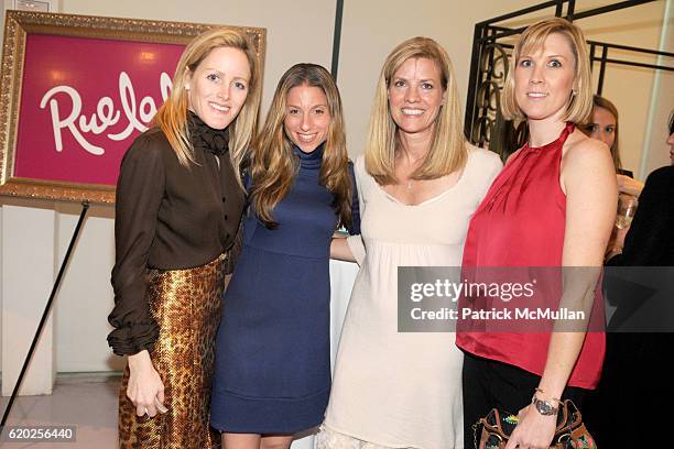 Kate Meckler, Wendy Straker, Stacey Santo and Meghan Donahue attend 50 Fabulous Females to Benefit Love Heals at Diane von Furstenberg Studio on...