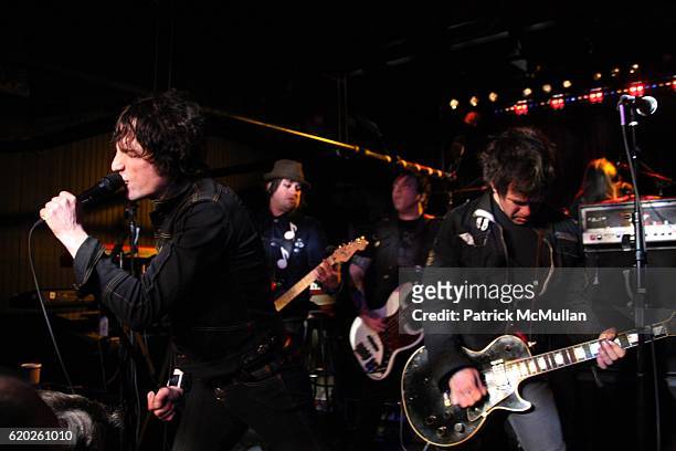 Jesse Malin and D-Generation attend The Opening of JOHN VARVATOS 315 Bowery Benefiting VH1's SAVE THE MUSIC FOUNDATION at John Varvatos 315 Bowery on...