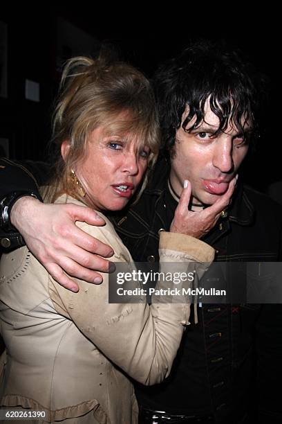 Patti Boyd and Jesse Malin attend The Opening of JOHN VARVATOS 315 Bowery Benefiting VH1's SAVE THE MUSIC FOUNDATION at John Varvatos 315 Bowery on...