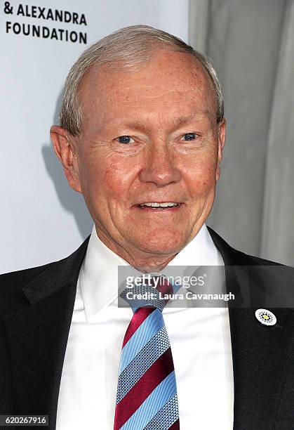 General Martin Dempsey attends 10th Annual Stand Up For Heroes - Arrivals at The Theater at Madison Square Garden on November 1, 2016 in New York...