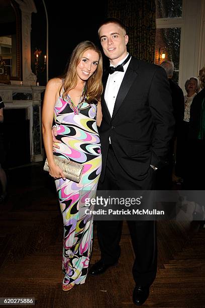 Josh Bonacci and Anya Assante attend CAROLINE ROWLEY Birthday, Terez and Peter Rowley Anniversary Dinner and Party at Knickerboker Club on April 12,...
