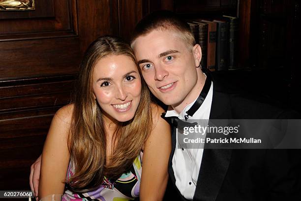 Anya Assante and Josh Bonacci attend CAROLINE ROWLEY Birthday, Terez and Peter Rowley Anniversary Dinner and Party at Knickerboker Club on April 12,...