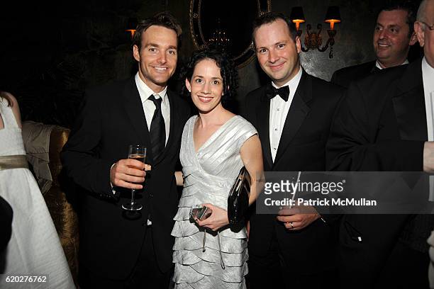 Will Forte, Annie Miller and Peter Watkins attend BLOOMBERG 2008 WHITE HOUSE CORRESPONDENT'S DINNER AFTERPARTY at Embassy of Costa Rica on April 26,...