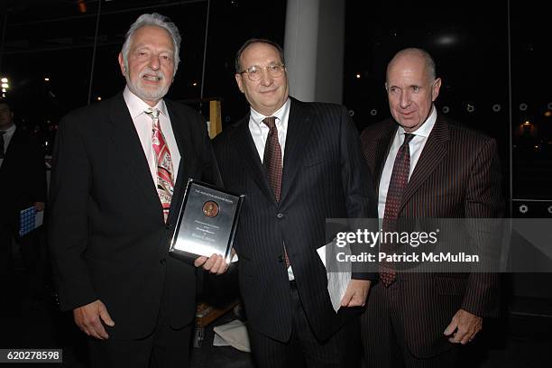 Norman Feinberg, Bruce Ratner and Arnold Lehman attend THE BROOKLYN MUSEUM & LOUIS VUITTON honor Artist TAKASHI MURAKAMI at The 2008 Brooklyn Ball...