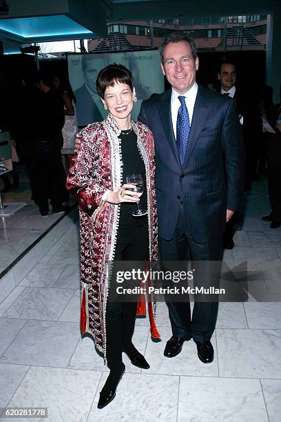 Dana Cowin and John Hayes attend FOOD & WINE MAGAZINE Celebrates 20th Anniversary of Best New Chefs at espace on April 3, 2008 in New York City.