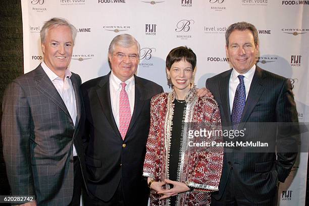 Ed Kelly, Tom Ryder, Dana Cowin and John Hayes attend FOOD & WINE MAGAZINE Celebrates 20th Anniversary of Best New Chefs at espace on April 3, 2008...