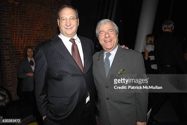 Bruce Ratner and Marty Markowitz attend THE BROOKLYN MUSEUM & LOUIS VUITTON honor Artist TAKASHI MURAKAMI at The 2008 Brooklyn Ball Celebrating ©...
