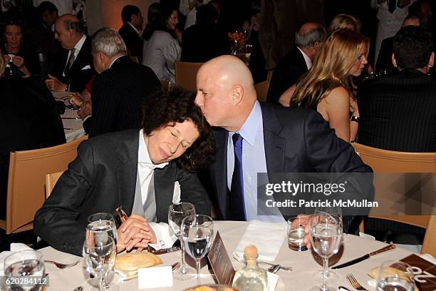 Fran Lebowitz and Ron Perelman attend VANITY FAIR & Tribeca Film Festival Party hosted by GRAYDON CARTER, ROBERT DE NIRO and RONALD PERELMAN at The...