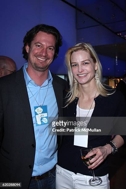 Neil Vogel and Courtney Nichols attend NOKIA Hosts the WEBBY PEOPLE'S VOICE VOTING PARTY at Nokia Store on April 29, 2008 in New York City.