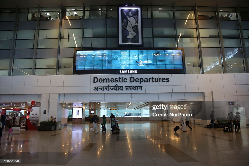 Overview of Delhi airport