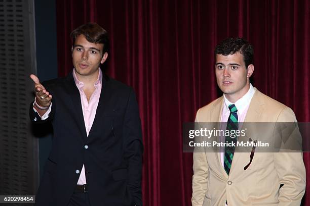 Charles Ebersol and Willie Ebersol attend A Private Screening of the Documentary DON'T LOOK DOWN: A Year In the Life of SHAUN WHITE at MoMa on June...