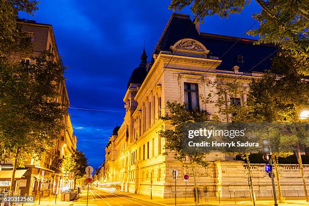 architecture of saint-etienne, france - saint étienne photos et images de collection