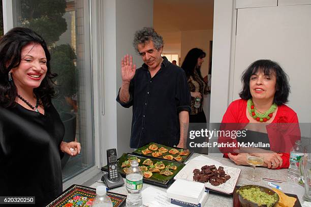 Guest and Chef Zarela attend ADRIENNE LANDAU'S 2008 Home Accessories Collection at 350 W 50th St Penthouse on June 25, 2008 in New York City.