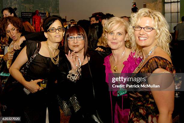 Jade Dressler, Shelly Bromfield, Lori Sutherland and Julie Nelson attend Photographers For Friends: A Benefit for Friends In Deed at West 15th St. On...