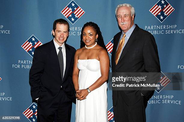 Max Stier, Danielia Cotton and Sean O'Keefe attend PARTNERSHIP FOR PUBLIC SERVICE Gala Dinner to Honor Commisioner RAYMOND KELLY at Cipriani 42nd...