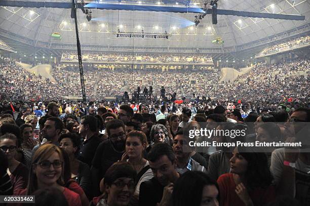 Fans during the concert 'Operacion Triunfo El Reencuentro' on October 31, 2016 in Barcelona, Spain.