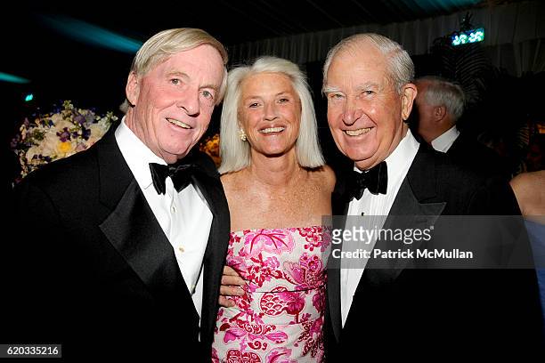 Roger Lynch, Bonnie Sacerdote and Jim Hunt attend THE NEW YORK BOTANICAL GARDEN 2008 Conservatory Ball at The New York Botanical Garden on June 5,...