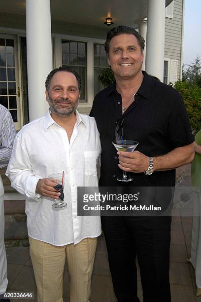 Derrick Critelli and Michael Mongelluzzo attend Rosanna Scotto's Birthday at Southampton on June 20, 2008 in Southampton, New York.