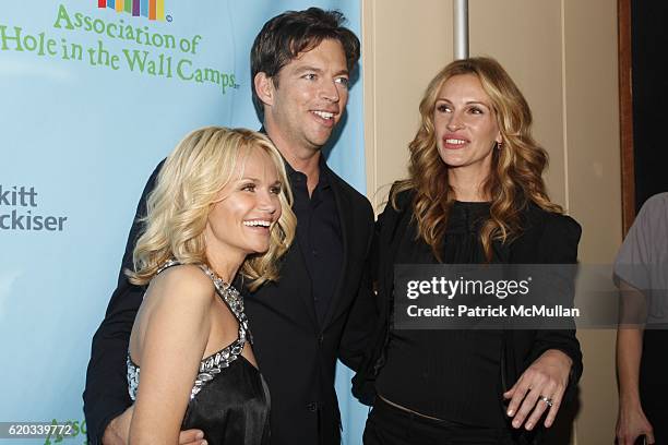 Kristin Chenoweth, Harry Connick Jr. And Julia Roberts attend A Celebration of Paul Newman's Hole in the Wall Camps at Avery Fisher Hall on June 8,...